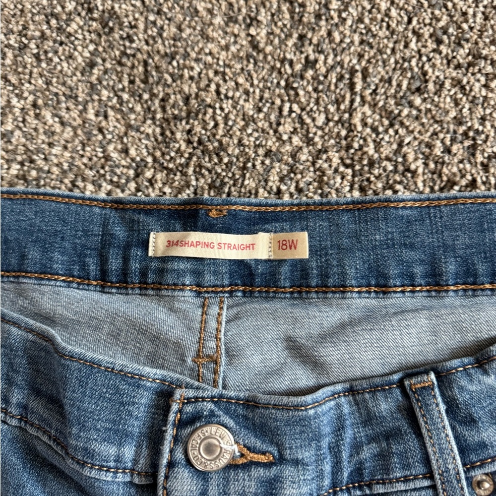 Levi's Blue Straight Leg Jeans Classic Denim